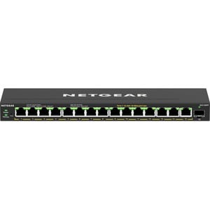 Netgear 16-Port High-Power PoE+ Gigabit Ethernet Plus Switch (231W) with 1 SFP Port - 15 Ports - Manageable - 3 Layer Supp