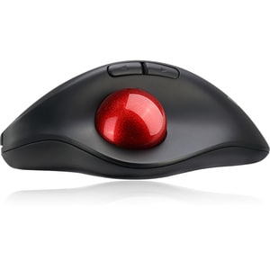Adesso iMouse T30 Mouse - Radio Frequency - USB - Optical - 7 Button(s) - Black - Wireless - 2.40 GHz - 4800 dpi - Trackba