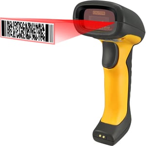 Adesso NuScan 5200TR Healthcare, Library, Warehouse, Logistics Handheld Barcode Scanner - Wireless Connectivity - 304.80 m