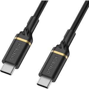 OtterBox USB-C to USB-C Wall Charging Kit, 30W Fast Charge - Black Shimmer