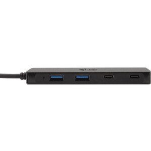 i-tec USB Hub - USB 3.1 Type C - Portable - Black - 4 Total USB Port(s) - 2 USB 3.0 Port(s) - 2 USB 3.1 Port(s) - PC, Mac,