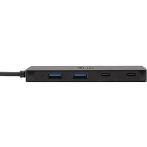 i-tec USB Hub - USB 3.1 Type C - Portable - Black - 4 Total USB Port(s) - 2 USB 3.0 Port(s) - 2 USB 3.1 Port(s) - PC, Mac,