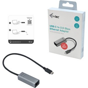 i-tec 2.5Gigabit Ethernet Adapter for Computer/Notebook/Tablet - 2.5GBase-T - Portable - USB 3.1 Type C - 1 Port(s) - 1 - 