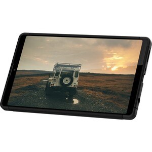 Urban Armor Gear Scout Rugged Carrying Case Samsung Galaxy Tab A7 Lite Tablet - Black - Bacterial Resistant, Anti-slip, Dr