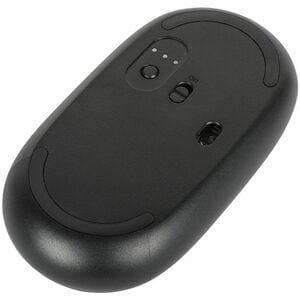 Targus Compact Multi-Device Antimicrobial Wireless Mouse - Wireless - Bluetooth/Radio Frequency - 2.40 GHz - Black - 3 But