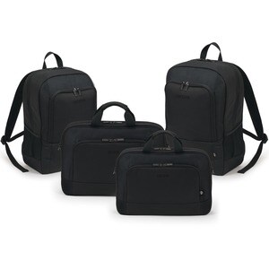 Sacoche de transport Dicota Eco pour 38,1 cm (15") à 39,6 cm (15,6") Ordinateur Portable - Noir - 300D polyéthylène téréph