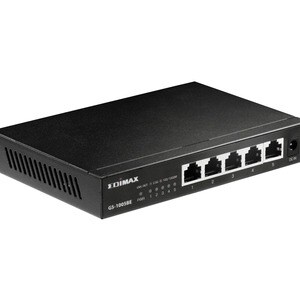 Switch Ethernet Edimax GS-1005BE 5 Porte - 2 Layer supportato - Coppia incrociata - Desktop, Parato montabile