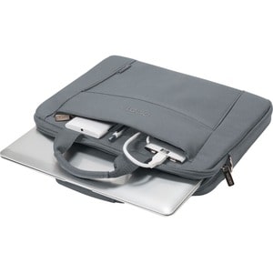 Dicota Eco Tasche für 27,9 cm (11 Zoll) bis 31,8 cm (12,5 Zoll) Notebook - Grau - 300D Polyethylene Terephthalate (PET) Kö