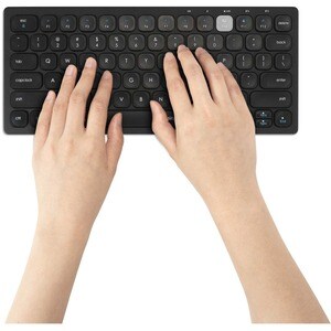 Kensington Keyboard - Wireless Connectivity - USB Interface - Spanish - Black - Scissors Keyswitch - Bluetooth - 5 - 10 m 