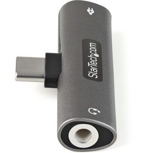StarTech.com USB C Audio & Charge Adapter, USB-C Audio Adapter with 3.5mm Headset Jack and USB Type-C PD Charging, For USB