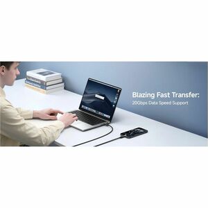 Cable Matters USB-C Cable with 20Gbps, 4K Video Resolution, 240W Power Delivery - 1.8 ft (0.55 m) USB-C AV/Data Transfer C