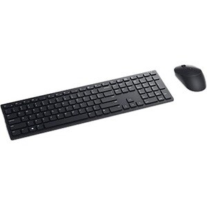 Dell Pro KM5221W Tastatur & Maus - QWERTY - Englisch (US) - Kabellos, Funk USB, Schwarz - Maus, Optische, Kabellos, Funk, 