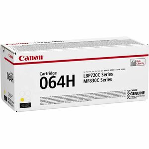 Canon 064H Hoch Kapazität Laserdruck Tonerkartusche - Gelb - Originaler Pack