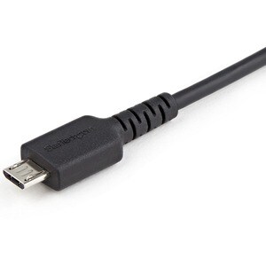 StarTech.com 3ft (1m) Secure Charging Cable, USB-A to Micro USB Data Blocker Charge-Only Cable, Charger Adapter Cable for 