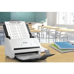 Epson WorkForce DS-570WII Sheetfed Scanner - 600 dpi Optical - 30-bit Color - 30-bit Grayscale - 35 ppm (Mono) - 35 ppm (C