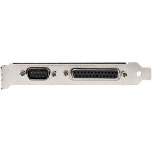 StarTech.com Tarjeta PCI Express con Puerto Serial y Paralelo, Tarjeta Adaptadora Combo PCIe con Puerto Paralelo DB25 y Pu