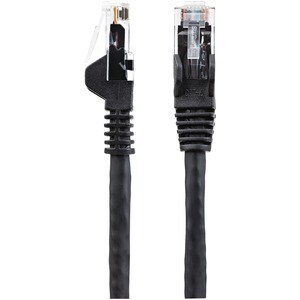 StarTech.com 5m CAT6 Ethernet Cable, LSZH (Low Smoke Zero Halogen), 10 GbE Snagless 100W PoE UTP RJ45 Black CAT 6 Network 