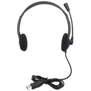 Manhattan Auriculares - Manhattan Casco estéreo USB