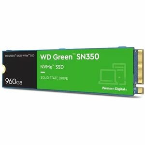 Western Digital Green SN350 WDS960G2G0C 960 GB Solid State Drive - M.2 2280 Internal - PCI Express NVMe (PCI Express NVMe 