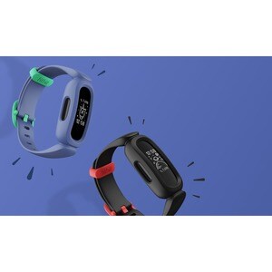 Fitbit Ace 3 Smart Band - Black, Sport Red Body Color - Plastic Body Material - Silicone Band Material - Accelerometer - A