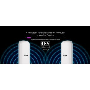 D-Link DAP-3711 IEEE 802.11ac 867 Mbit/s Wireless Bridge - 5 GHz - 2 x Netzwerk (RJ-45) - Gigabit-Ethernet - 15 W