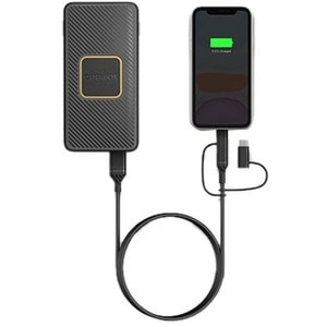 OtterBox Câble renforcé 3 en 1 : USB A vers Lightning/Micro-USB/USB-C (480 Mbit/s) - noir - 1m