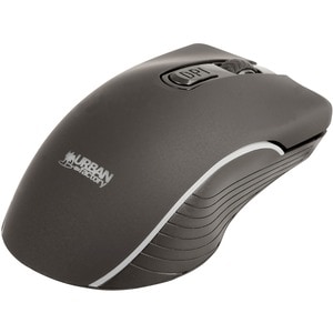 Urban Factory ONLEE Mouse - Bluetooth/Radio Frequency - USB - Optical - 6 Button(s) - Black - Wireless - 2.40 GHz - Rechar