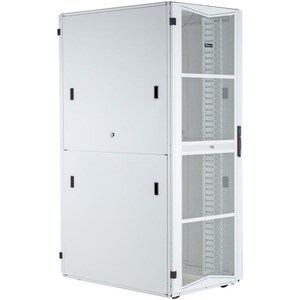 Panduit FlexFusion Cabinet - For Patch Panel, LAN Switch, Server, PDU - 48U Rack Height x 19" (482.60 mm) Rack Width - Flo