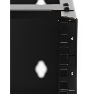 StarTech.com 4U Wall Mount Rack, 14in Deep, 19 inch Wall Mount Network Rack, Wall Mounting Patch Panel Bracket for Switch/