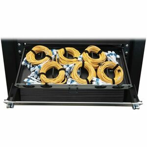 Eaton Tripp Lite Series Preloaded Fiber Panel, 1U - 6x (4x LC/LC Duplex M/M) 8F Trunk Cables, OS2 Singlemode, 10 m (32.8 f