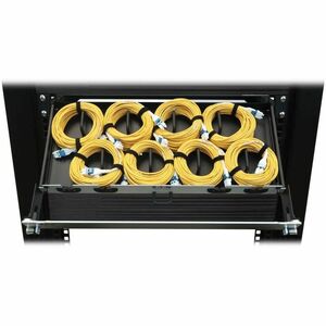 Eaton Tripp Lite Series Preloaded Fiber Panel, 1U - 8x LC/LC Duplex Cables (M/M), OS2 Singlemode, 10 m (32.8 ft.) - 8 x Du