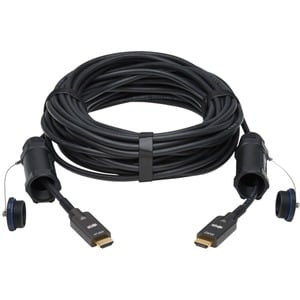 Eaton Tripp Lite Series High-Speed Armored HDMI Fiber Active Optical Cable (AOC) with Hooded Connectors and Reel - 4K @ 60