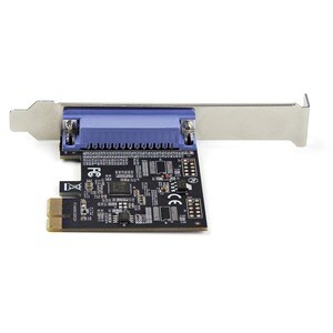 StarTech.com Tarjeta PCI Express de 1 Puerto Paralelo - Adaptador PCIe a DB25 LPT - Controlador de Expansión de PC para Im