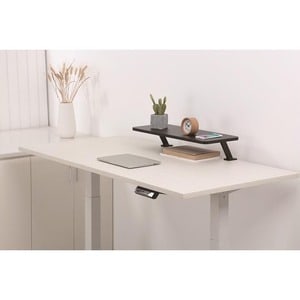 StarTech.com Monitor Riser Stand - Clamp-on Monitor Shelf for Desk - Extra Wide 25.6"/65 cm - For up to 34" Monitors - Bla