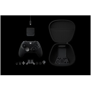 GamePad Microsoft Elite - Cable, Inalámbrico - Bluetooth - USB - Xbox One, PC - Negro