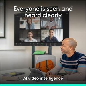 Cámara de videoconferencia Logitech - 30fps - Grafito - USB 3.0 - 3840 x 2160 Vídeo - 3x Zoom Digital - Micrófono - LAN in