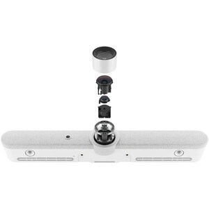 Cámara de videoconferencia Logitech - 30fps - Blanco - USB 3.0 - 3840 x 2160 Vídeo - 3x Zoom Digital - Micrófono - LAN ina