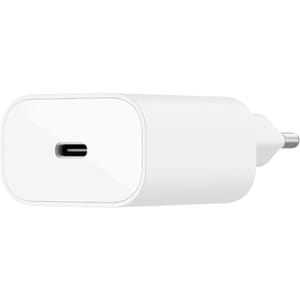 Belkin BOOST↑CHARGE 25 W AC Adapter - USB - For USB Type C Device, Smartphone, iPhone - White