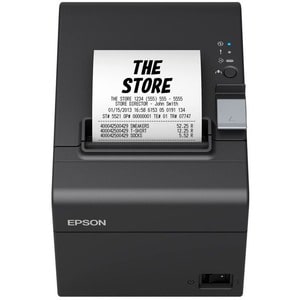 Epson TM-T82III Desktop Direct Thermal Printer - Monochrome - Wall Mount - Receipt Print - Ethernet - USB - With Cutter - 