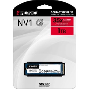 Kingston NV1 1000 GB Solid State Drive - M.2 2280 Internal - PCI Express NVMe (PCI Express NVMe 3.0 x4) - Desktop PC, Note