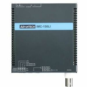 Advantech Network Extender - 2 x Network (RJ-45) - 2624.67 ft Extended Range - 3280.84 ft Operating Distance - Metal