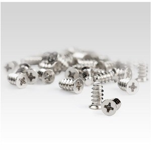 StarTech.com 50 Stück M5 Gehäuselüfter-Schrauben - selbstschneidend - Kreuzschlitz-/Flachkopf (M5FANSCREW10) - 10 mm - Fla