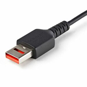 StarTech.com Cable de Carga de 1m con Seguridad - Cable Adaptador USB a USB-C de Carga Solamente con Bloqueo de Datos para