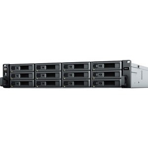 Synology RackStation RS2421RP+ 12 x Total Bays SAN/NAS Storage System - AMD Ryzen V1500B Quad-core (4 Core) 2.20 GHz - 4 G
