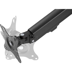 Neomounts Neomounts Pro Desk Mount for Display Screen, LCD Display - Black - Height Adjustable - 2 Display(s) Supported - 