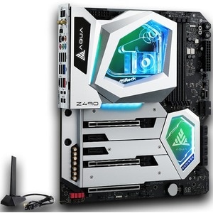 ASRock Z490 AQUA Desktop-Mainboard - Intel Z490 Chipsatz - Socket LGA-1200 - Intel-Optane-speicherbereit - Extended ATX - 