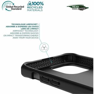 MOBILIS SPECTRUM Robust Hülle für Apple iPhone XR Smartphone - Schwarz - Massiv - Sturzsicher, Stoßfest, Stoßdämfpend, Sch