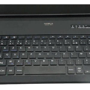 MOBILIS Origine Keyboard/Cover Case (Folio) for 26.4 cm (10.4") Samsung Galaxy Tab A7 Tablet - Black - Bump Resistant, Scr