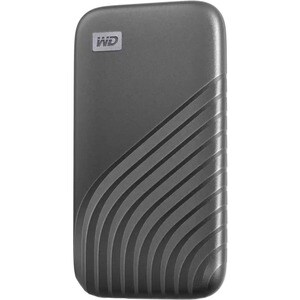 WD My Passport WDBAGF0040BGY-WESN 4 TB Portable Solid State Drive - External - Gray - USB 3.2 (Gen 1) Type C - 1050 MB/s M