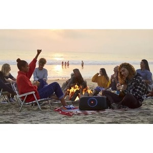 JBL PartyBox On-The-Go Portable Bluetooth Speaker System - 100 W RMS - Black - 50 Hz to 20 kHz - Battery Rechargeable - US